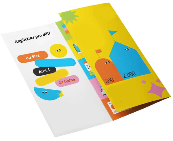 Skládané letáky A4, A5, A6, A7
