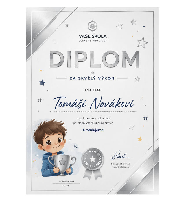 Levný tisk diplomů pro firmy a školy