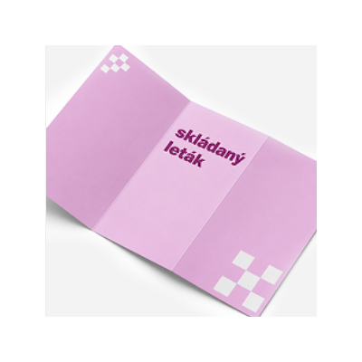 Skládané letáky